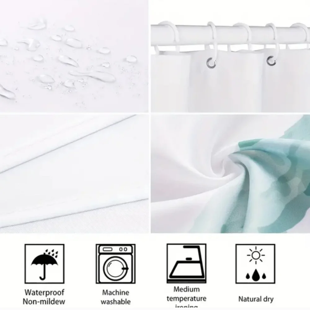 Trending Halloween Cat & Pumpking Shower Curtain 12 White Plastic Hooks Included